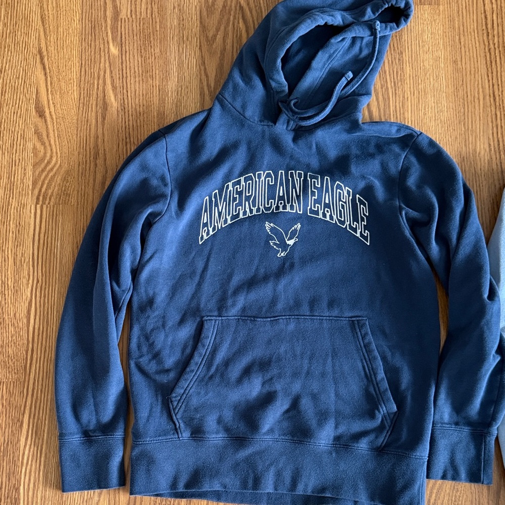 American Eagle Outfitters Men's Navy Hoodie